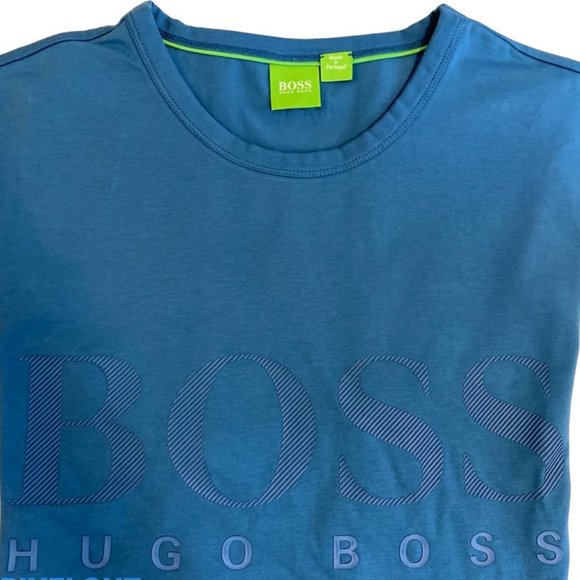 Hugo BOSS Men Rubberized Lenticular Logo T shirt - Picture 7 of 7